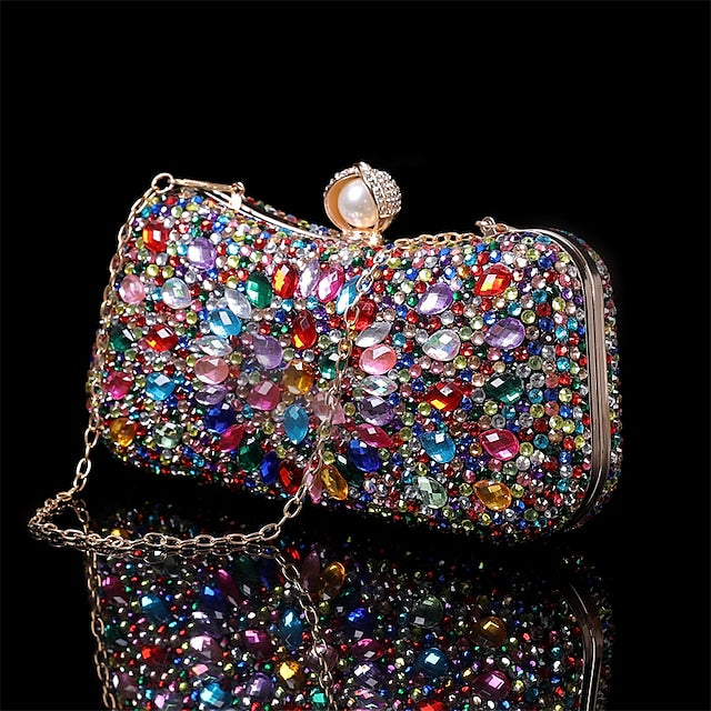 Clutch Women's – Luxury Crystal Evening Multicolor