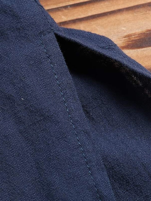 Women's Maxi long Dress Faux Cotton Linen Dresses White