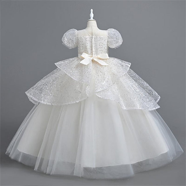 Girls' Performance Girl Party Wedding Dress Flower