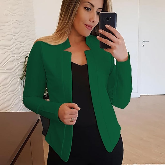 Women'S New Fashion Blazer Clean Fit Long-Sleeved Cardigan