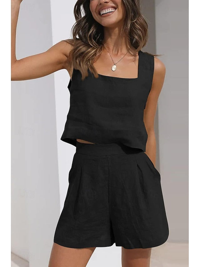 Women's Loungewear Sets Pure Color Fashion Basic Street