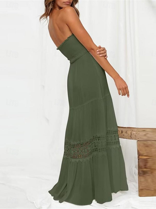 Women's Long Dress Maxi Dress White Dress Casual Dress