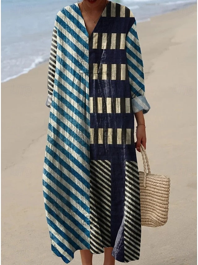 Women's Maxi Dress Sundress Shift Dress Vacation Casual