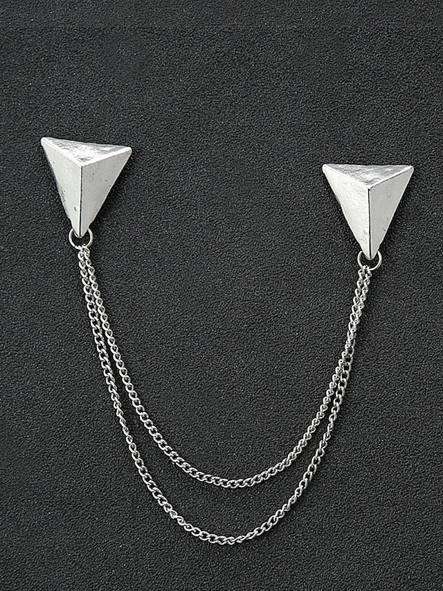 Pins Men's Alloy Reindeer – Elegant Christmas Collar