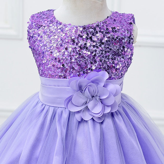 Girls' Wedding Party Girl Dress Flower