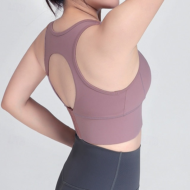 Women's Yoga Bra Sports Tank Top Pilates Bra Underwear High