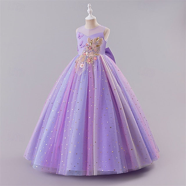 Princess Kid's Girls' Dress Girl Flower