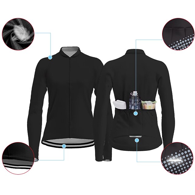 Women's Cycling Jersey Graphic Long Sleeve Bike Jersey Top