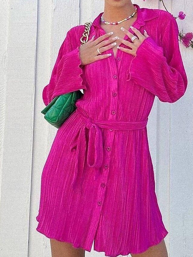 Women's Long Dress Maxi Dress Shirt Dress Casual Dress
