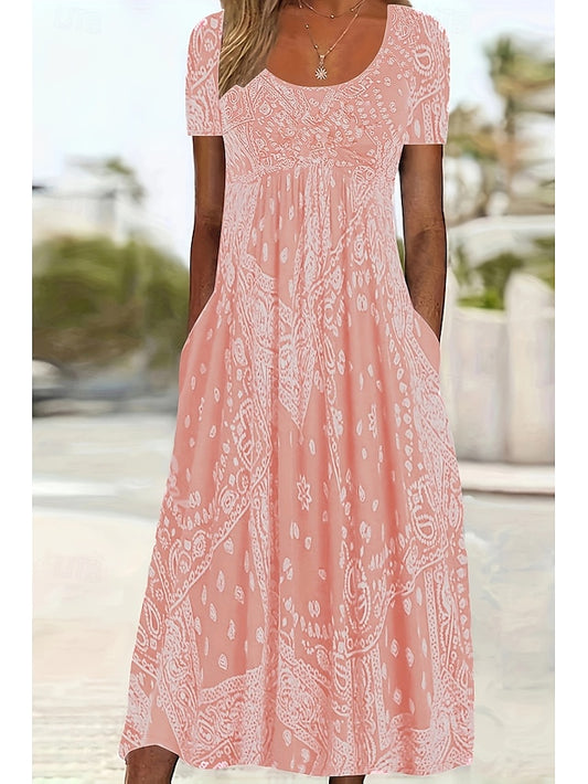 Women's Casual Dress Floral Dress Fashion Daily Regular Fit