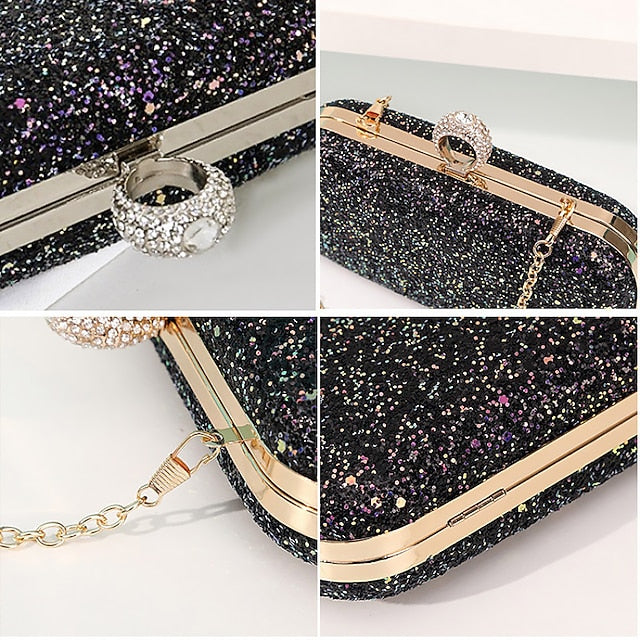 Bags Women's Leather Evening Bag Clutch Wristlet PU