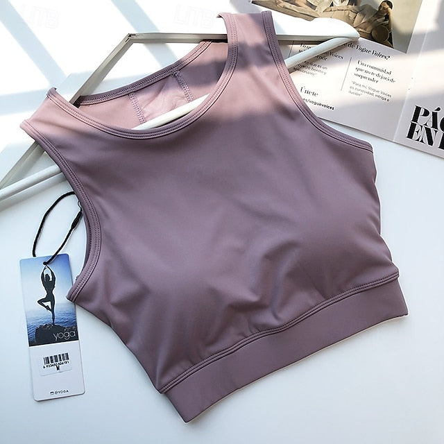 Women's Yoga Bra Pilates Bra Sports Vest Bra Top Breathable