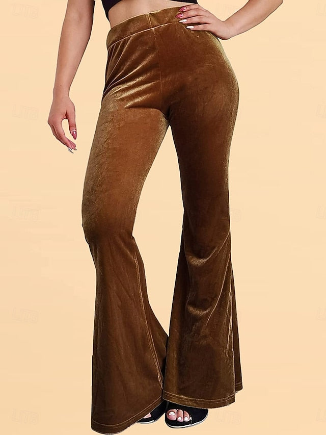 Women's Trousers Flared Pants Casual Pants Vacation Fashion