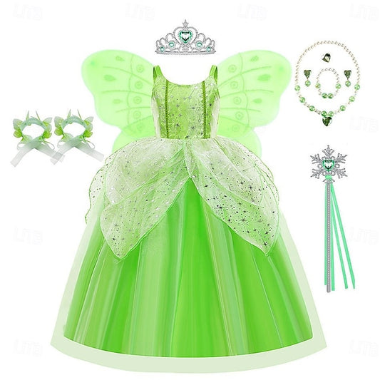 Tiana Fairytale Bell Dress Tinker Flower Girl Theme Princess
