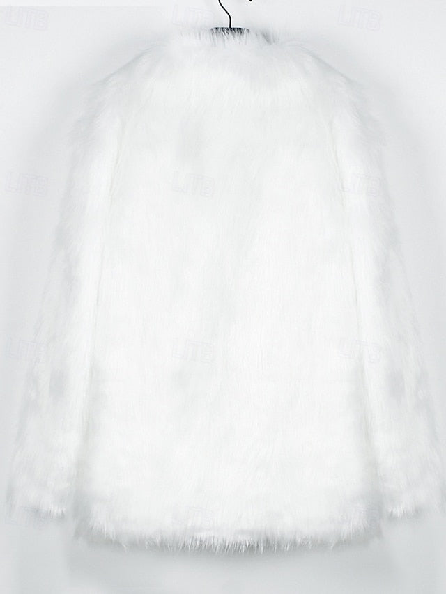 Furs Comfortable Fur Faux Coat Warm Women's