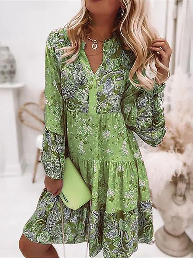 Women's Mini Dress Casual Dress Boho Dress Spring Dress