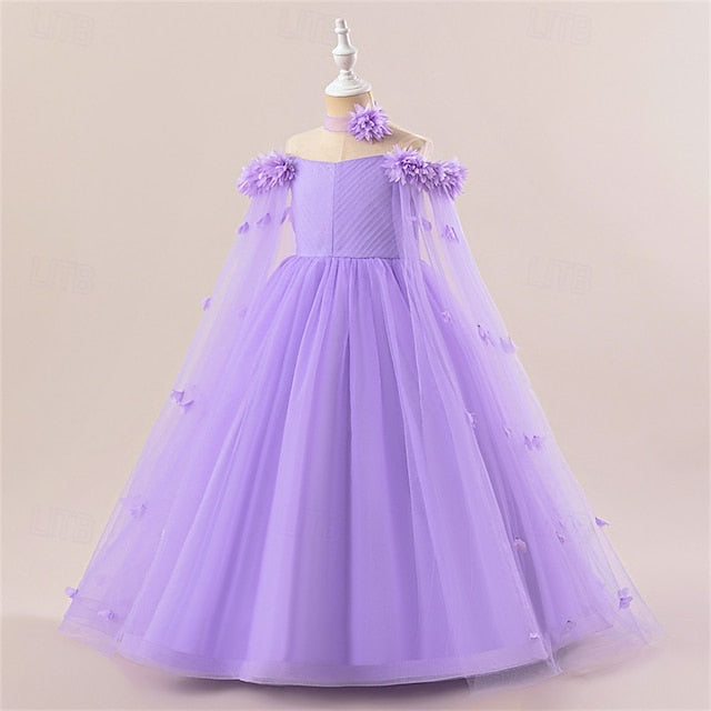Dress Princess Girls' Flower Girl Kid's