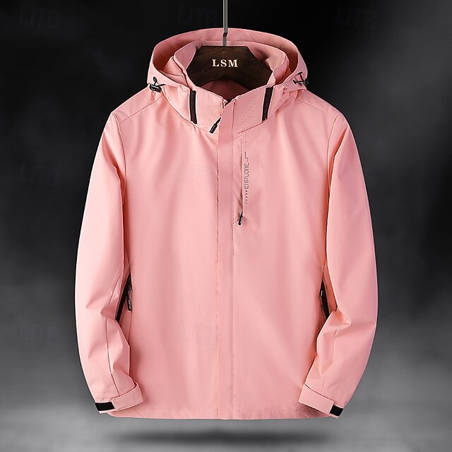 Women's Windbreaker Hiking Jacket Rain Coat Outdoor