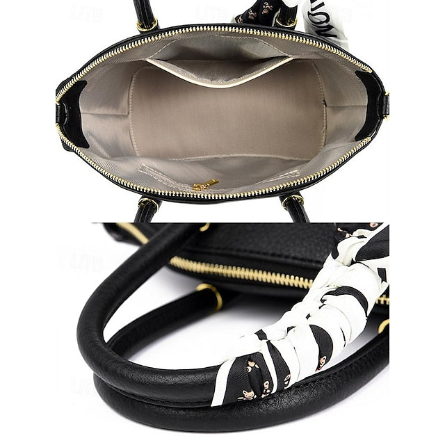 Daily Holiday Handbag Bag Women's Office PU Leather Bucket