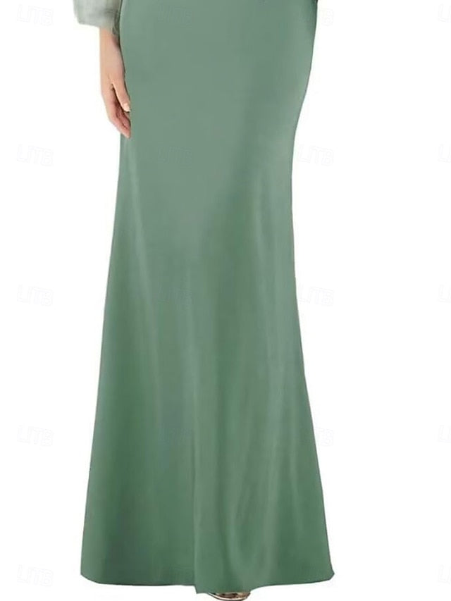 Dress the of Elegant Shoulder Mermaid Off / Bride Trumpet Mother