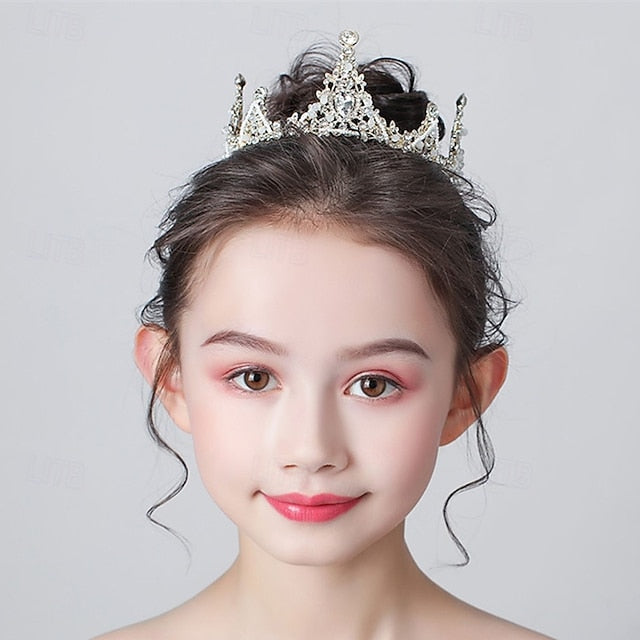 Solid Girls' Flower Party Color Long Kids Girl Dress