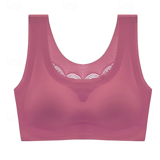 Women's Light Support Sports Bra Running Bra Removable Pad