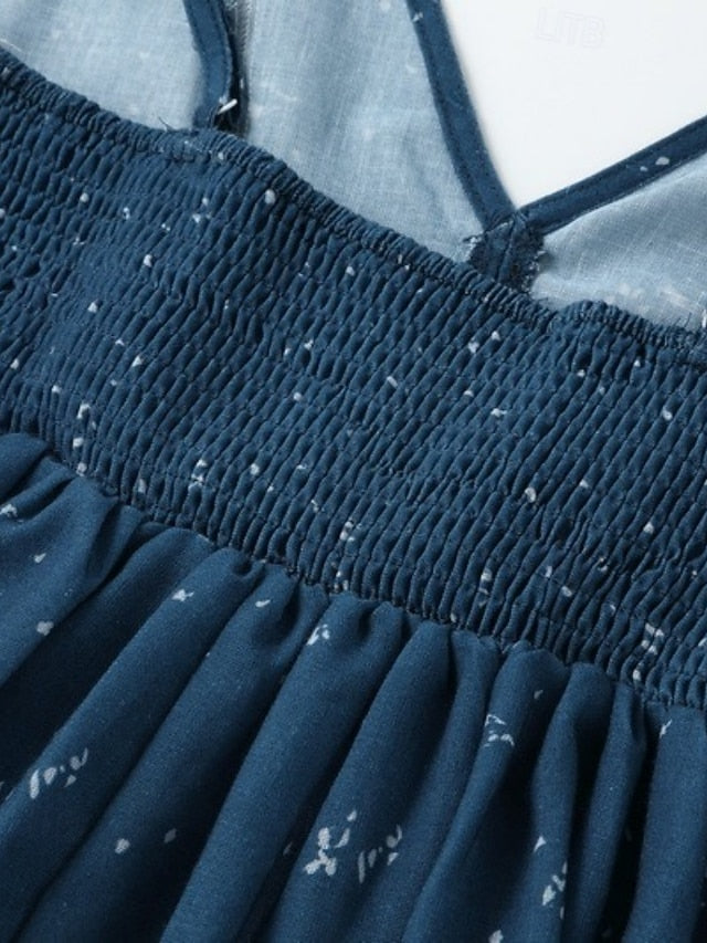 Women's Midi Dress Floral Dress Slip Dress Boho Dress Mini