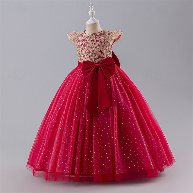 Kid's Princess Flower Dress Girls' Girl