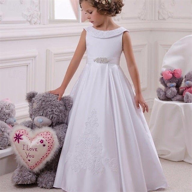 Kid's Formal Dress Lace Flower Girls' Girl