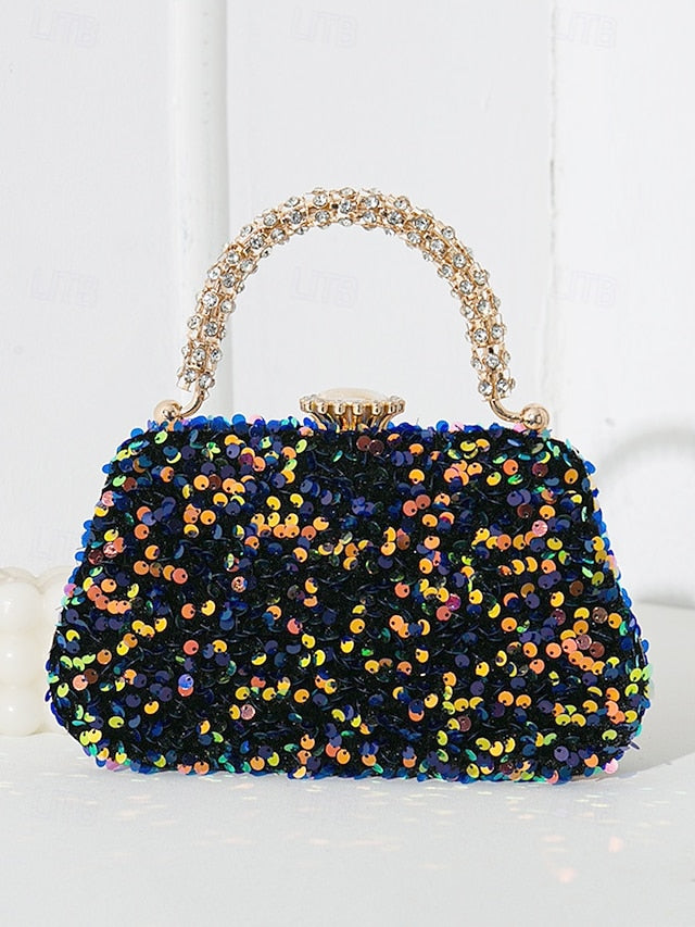 Evening Vintage Bag Women's Sequin Clutch – Embellished