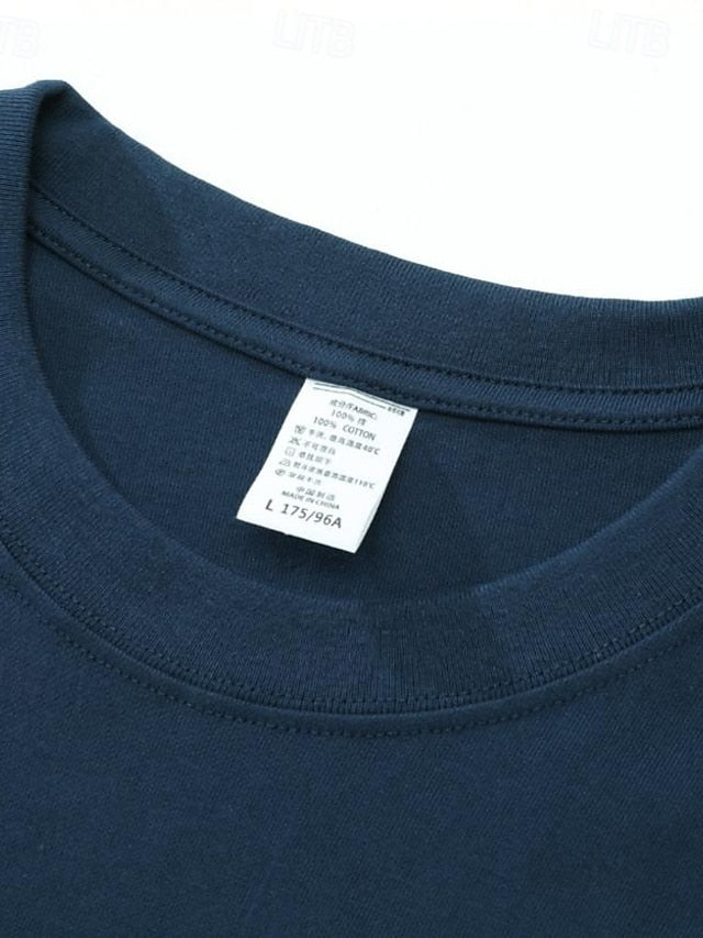 Women's T Shirt 100% Cotton Solid Color Basic Classic