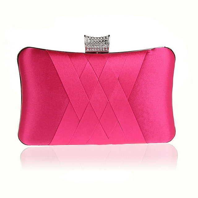 Bags Leather Party Wedding Event PU Women's / Silk Clutch