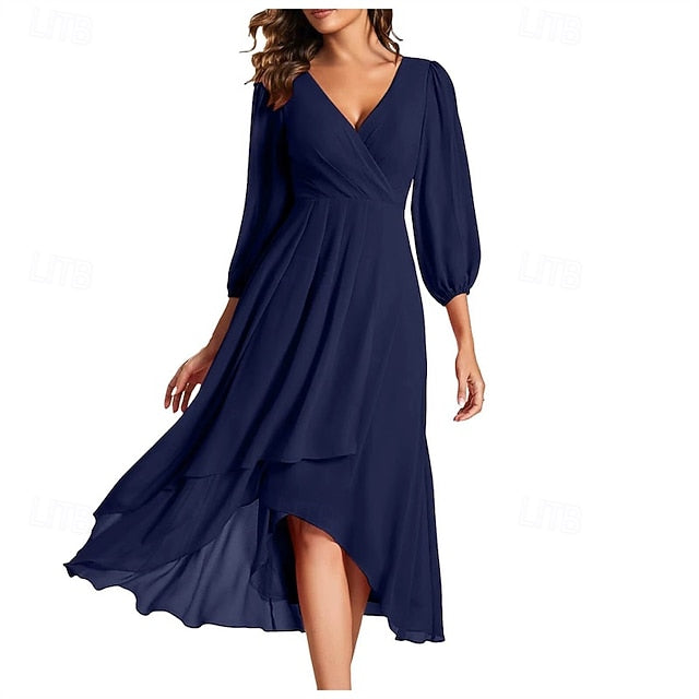 Women's Long Dress Maxi Dress Party Dress Chiffon Chiffon