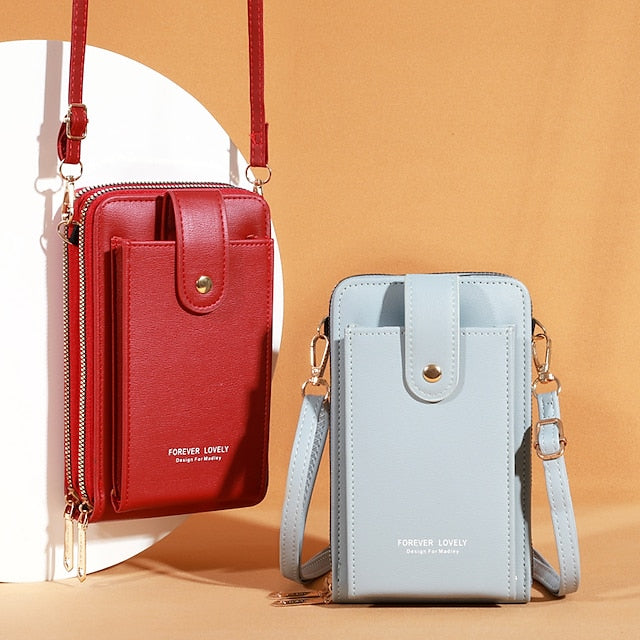 Mobile Phone PU Women's Bag Shoulder Crossbody