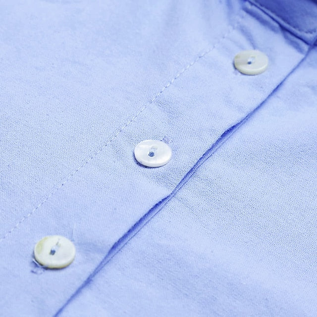 Women's Blue White Summer Spring Fall Plus Size Maxi Dress