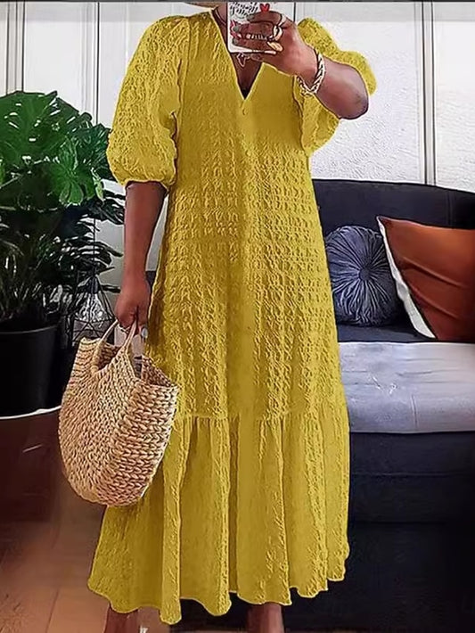 Women's Midi Dress A Line Dress Casual Daily Loose Fit