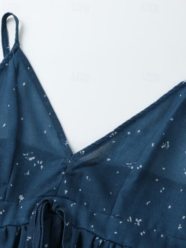 Women's Midi Dress Floral Dress Slip Dress Boho Dress Mini