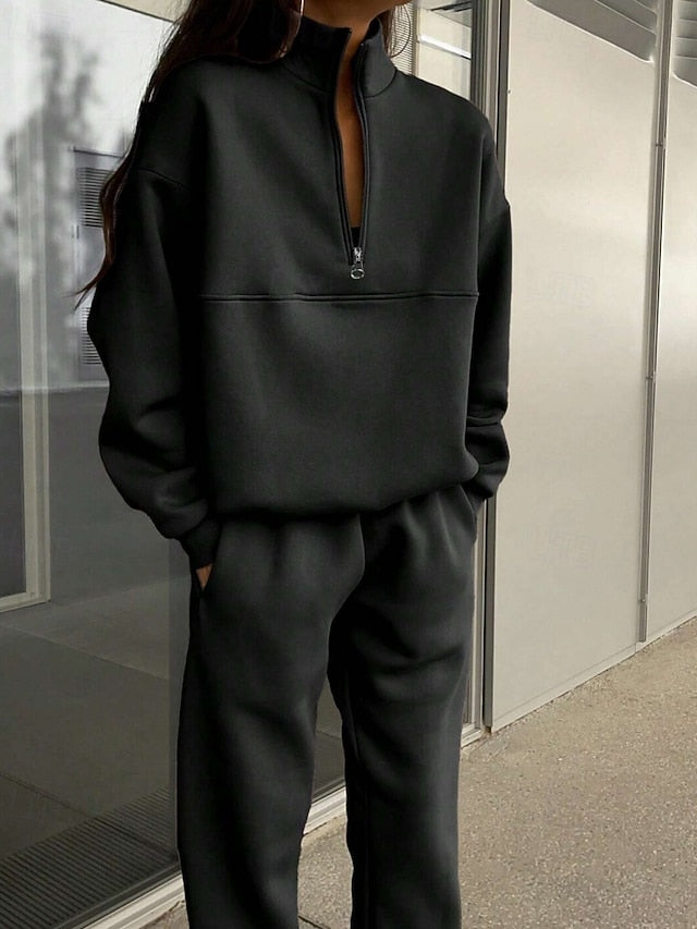 Women's Two Piece Sets Tracksuit Pants Sets Long Sleeve