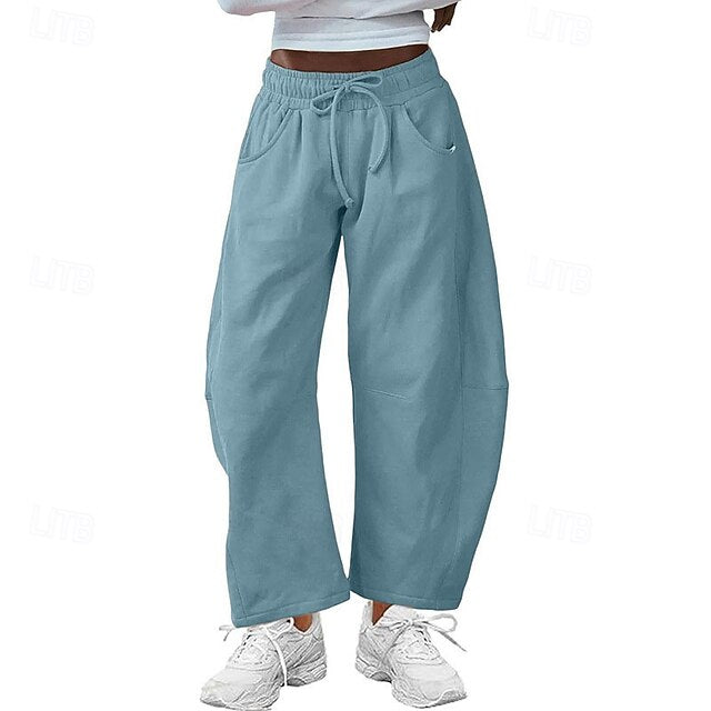Women's Active Culottes Wide Leg Chinos Vacation Streetwear
