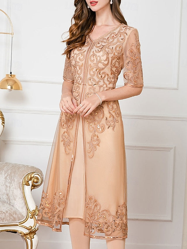 of Elegant Wedding Guest Chinese Mother Bride the Dress