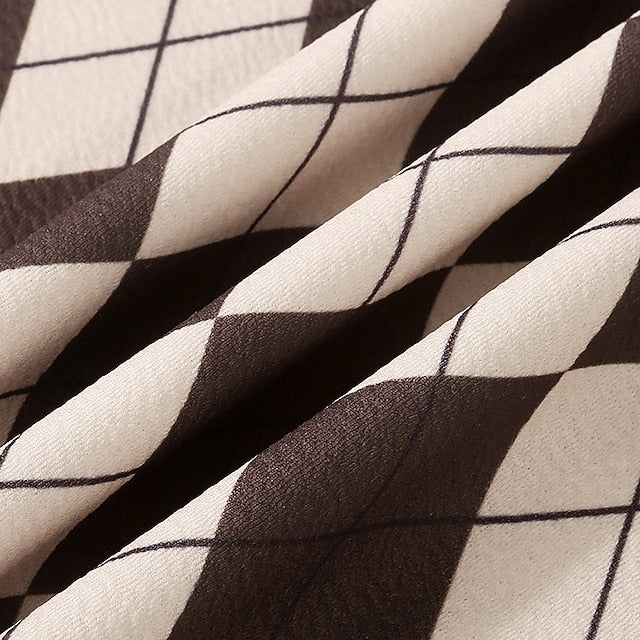 Color Block Pieces Long Girls' Suits Set Dress Kids 2