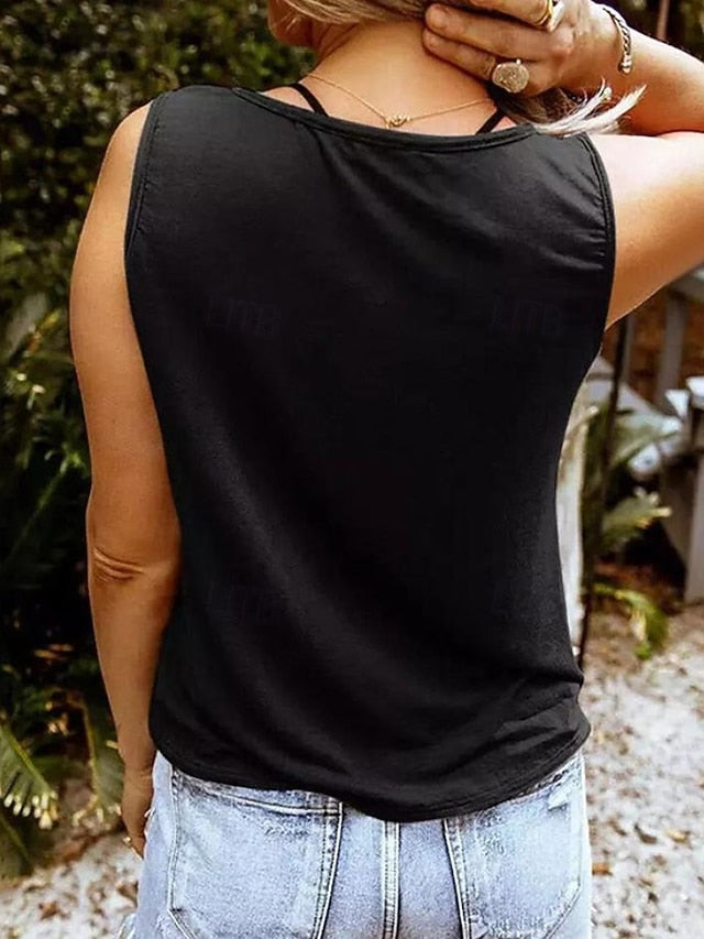 Music Festival Women's Camisole Tank Top Bohemia Vintage