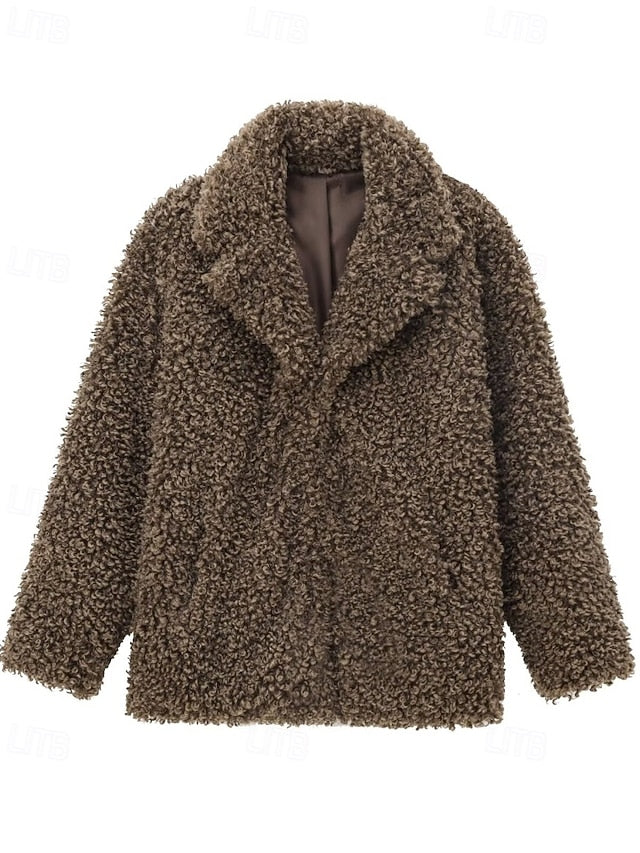 Teddy Warm Faux Coat Women's Furs Fur Comfortable