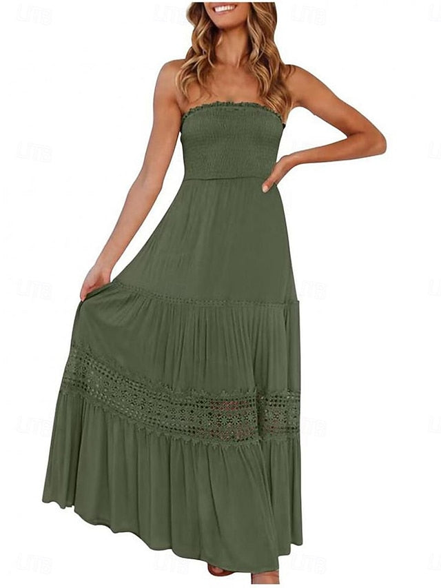 Women's Long Dress Maxi Dress White Dress Casual Dress