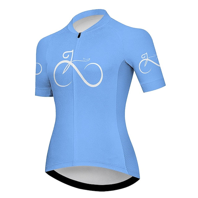 Women's Cycling Jersey Graphic Funny Short Sleeve Bike