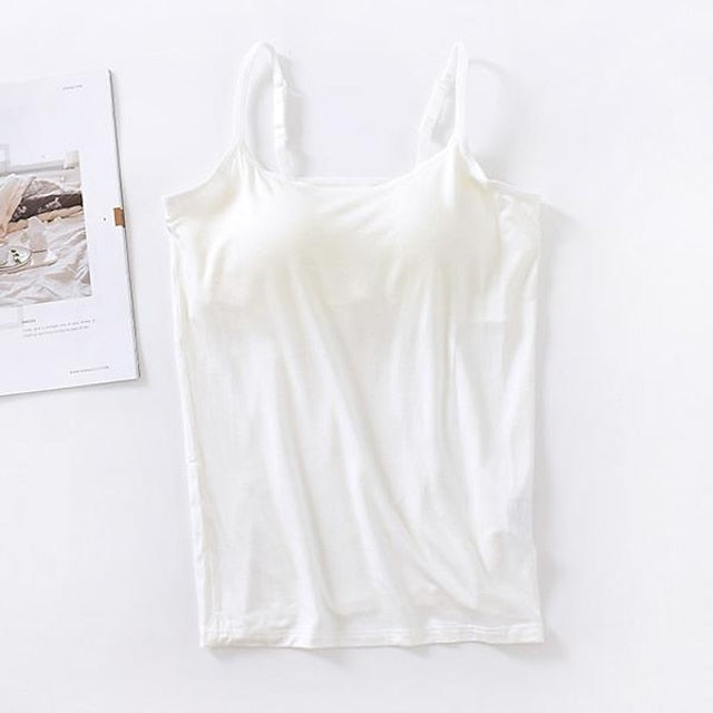 Multi Packs 3pcs Women's U Neck Sleeveless Khaki+White+Gray