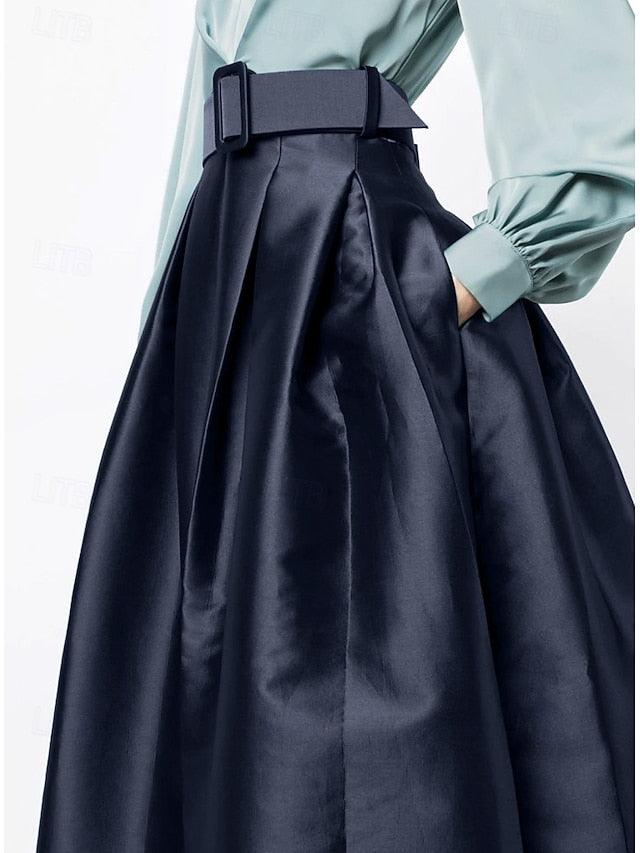 Evening Gown Formal High Guest Split A-Line Floor Dress Wedding