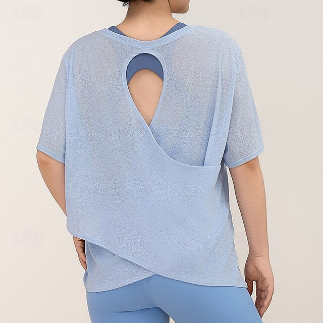 Women's Sports shirts pilates top Sports Top Skin Friendly