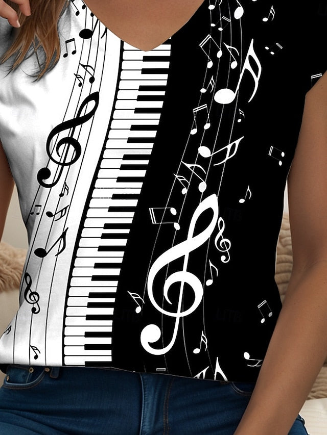 Women's Graphic Geometric Striped Camisole Tank Top Vintage