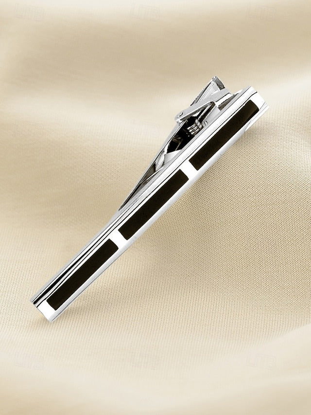 - Men's Tie Slim Metal Clip